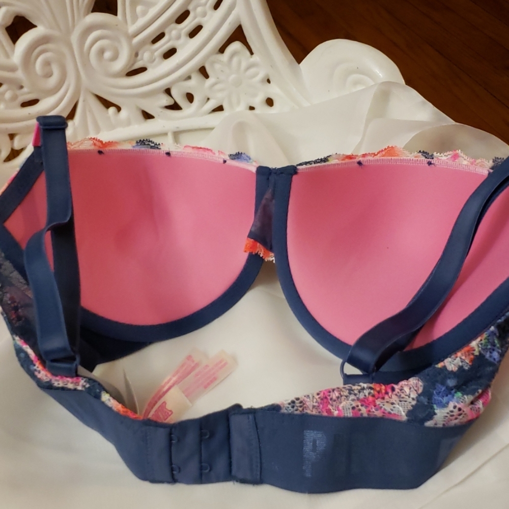 PINK VICTORIA SECRET BRASSIERE SZ 34DD - Picture 6 of 8